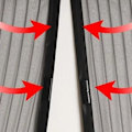 Miniatyrbillede 3 af 5: Insektnet Dør 100x210 Insektbeskyttelse Sort Magnet Myggenet Sort