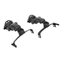 Miniatyrbillede 3 af 7: ARC Skinne Adapter Tilbehør Multi Vinkel Rotation Hjelm Skinne Adapter Hovedtelefon Mount Sort