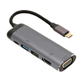 Pikkukuva 3 / 7: Type C -telakointiasema, monitoiminen Type C - PD100W USB3.1 USB2.0 Type C2.0 4K Type C -keskitin kannettaville tietokoneille