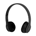 Miniatyrbilde 7 av 7: P47 BT Bluetooth-hodetelefoner med støyreduksjon, sammenleggbare trådløse hodetelefoner for sports- og musikkelskere, gave til kvinner og menn, svart