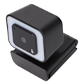 Miniatyrbillede 2 af 7: Computerkamera 2560x1920 USB2.0 Justerbart Fyldlys 2K Autofokus Støjreduktion Mikrofon Plug and Play PC-kamera Sort Kamera med Fyldlys