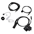 Miniatyrbillede 6 af 7: Halsmikrofon Headset U94 PTT med Fingermikrofon Kompatibel med MOTOROLA XIR P8268 P8668 DP4400 DP4800