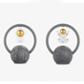 Miniatyrbillede 6 af 6: Bluetooth Højttaler RGB Lys Touch Justering 360 Graders Surround Magnetisk Levitation Astronaut Højttaler 598B Sølv