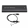 Miniatyrbilde 1 av 7: M.2 SATA Harddisk Kabinett 5Gbps Høy Hastighet Verktøyfri USB C SATA SSD Ekstern Kabinett for Windows for OS X for Linux