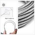 Miniatyrbilde 3 av 5: Rustfritt stålkabel, rustfri ståltråd for oppheng, utendørs klessnor, utendørs stålklessnor, utendørs wire,