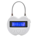 Miniatyrbild 1 av 5: Tidlås LCD-display Tidlås multifunktions elektronisk resetimer, vattentät USB uppladdningsbar white