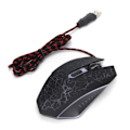 Miniatyrbilde 1 av 7: Kablet Gaming Mus USB Port Ergonomisk 3200 DPI Justerbar RGB Optisk Datatilbehør Svart