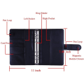 Miniatyrbillede 3 af 4: 12 stk. A6 ringbindslommer løsbladsposer 6 ringbind Kontant budgetkonvoluttersystem, A6 Pu læderbindssæt Black