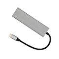 Miniatyrbild 6 av 7: USB C Hub 6 i 1 Aluminiumlegering 100W PD Laddning 4K UHD 5Gbps Överföring USB C Splitter för TV Monitor Projektor