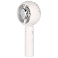 Miniatyrbillede 6 af 7: Håndholdt Ventilator USB Opladning 3 Hastigheder Støjsvag ABS Hurtig Køling Nem Betjening Mini Bærbar Ventilator til Soveværelse Rejser Camping
