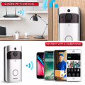 Miniatyrbilde 3 av 6: Smart WiFi Videodørklokke Kamera Visuell Intercom Med Klokkesignal