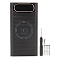 Miniatyrbilde 1 av 7: 6x21700 Lader Batteriboks Sveisefri Powerbank Boks Kit DIY Batterilader Etui med 22.5W Hurtiglading 15W Trådløs Lading Svart
