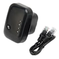 Miniatyrbilde 2 av 7: WIFI-forlenger 360 graders trådløs dekning 300Mbp 2.4Ghz LAN-port 2 moduser Plug Design WIFI-repeater for bærbar PC 100‑240VEU-plugg