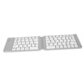 Miniatyrbillede 6 af 6: Foldbart Bluetooth Tastatur Slankt Lommeformat Bærbart Trådløst Tastatur til Windows7 8 Tablet Notebook Mobiltelefon Grå Hvid