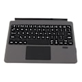 Miniatyrbillede 2 af 7: Trådløst tastatur BT5.0 Ultra Slim Touchpad PU Læder Nem Kontrol Hurtig Respons Tablet Tastatur til Go 1 2 3 Med Farverig Baggrundsbelysning (450mAh Batteri)