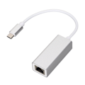 Miniatyrbilde 1 av 6: Ethernet-adapter USB C til RJ45 Ethernet Sølv Stabil Overføring Konverter for MacBook Pro for Galaxy S9/S8/Note 9 1000 MB