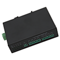 Miniatyrbilde 5 av 7: Seriell RS232 RS485 RS422 til Fiber Konverter Toveis Optisk Modem 8 Port Støtte 128 Enheter Seriell Enhetsserver EU Plugg