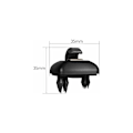 Miniatyrbillede 2 af 5: Sort interiør Solskyddskrog Tether Holder til A1 A3 A4 A5 Q3 Q5 8e0 857 562