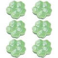 Miniatyrbilde 1 av 5: Elegante kirsebærblomst-keramiske spisepinner, middagsskje green