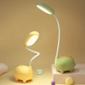 Miniatyrbillede 4 af 5: 1/2/3/5 Kids LED Touch Sensor Skrivebordslampe 3Modes Dæmpbart bord Yellow 1 Pc