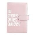 Pikkukuva 1 / 3: 100 Envelope Challenge Binder Helppo ja hauska tapa säästää pink