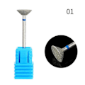Miniatyrbilde 9 av 10: Neglekunst Drill Bits Clean Burr CC C