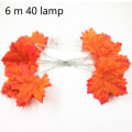 Miniatyrbillede 2 af 5: Fall Maple Leaf Garland Fairy Lights Vandtætte String Lights fo No. 1 color 6 meters 40 lights
