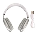 Pikkukuva 1 / 7: Bluetooth-kuulokkeet HiFi Deep Bass Sisäänrakennettu mikrofoni Tukee muistikorttia Langattomat kuulokkeet juoksuun, matkustamiseen, valkoinen