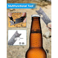 Miniatyrbild 4 av 5: Firestone Kit 7 i 1, Överlevnads Eldstartare, Magnesium Firestone Kit, Flint Eldstartare Diameter 10 mm, Överlevnads Flint med Multi-Tool Skrapa för c