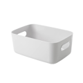 Miniatyrbillede 1 af 5: Desktop kosmetisk opbevaringsboks, diverse organisator opbevaring Grey 19.3*13.5*7.3cm
