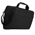Miniatyrbilde 6 av 7: 15.6-tommers Laptop Sleeve Vanntett Polyester Laptopveske Bærbar Notebook Beskyttelsesveske for Reise Forretningsreise Svart