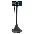Miniatyrbild 3 av 7: Webbkamera Manuell Fokusering Hög Definitionskvalitet CMOS-sensor 640x480DPI USB-webbkamera med Mikrofon Livesändning Kontor