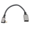 Pikkukuva 1 / 7: HD Multimedia Interface -kaapeli 4K 60Hz Uros-Naaras Micro-HD Multimedia Interface -kaapeli PC-kameralle Projektori Oikea 0,2 metriä / 7,87 tuumaa