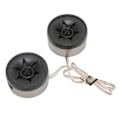 Miniatyrbillede 4 af 6: 2 STK 350W Mini Dome Tweeter Rund Højttaler Stick On Sort Universal Bil Lydsystem