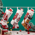 Miniatyrbild 6 av 7: Julstrumpor för julgransprydnader Kid hängsmycke presentpåse 3