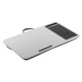 Miniatyrbillede 1 af 5: Laptopbord med pude og indbygget musemåtte gray