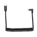 Miniatyrbilde 1 av 6: USB C Kabel USB C til USB C 14K 60hz 3A Hurtiglading 10Gbps 1.2m Helisk Fjærdesign USB C Strømkabel Hann Vinkel til Hann Rett Plugg
