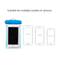 Miniatyrbilde 7 av 9: Vanntett mobilveske for smarttelefon - Universal - Blue Blå
