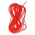 Miniatyrbilde 1 av 7: Elastisk tau strekkledning 2.1mm 5m Solid Latex Høy Styrke Elastisk Snor for Tennistrening Utendørs Sport Rød