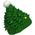 Miniatyrbilde 1 av 5: Unisex Almi Jul Vinter Strikket Heklet Lue Nisse