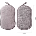 Pikkukuva 2 / 5: Set med 8 tvättbara disksvampar i mikrofiber, täydellinen för nonstick s