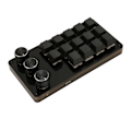 Miniatyrbilde 3 av 7: Mini Egendefinert Tastatur 14 Taster 3 Knotter Programmerbar Blå Bryter Hot Swappable Programmering Makrotastatur for Dataspill