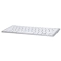 Miniatyrbilde 7 av 7: Bluetooth-tastatur for nettbrett PC, ultratynn, bærbar, 78 taster, hvit trådløs Bluetooth-tastatur for IOS for Android