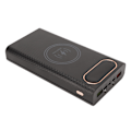 Miniatyrbilde 4 av 7: 6x21700 Lader Batteriboks Sveisefri Powerbank Boks Kit DIY Batterilader Etui med 22.5W Hurtiglading 15W Trådløs Lading Svart