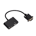 Pikkukuva 2 / 7: 2 in 1 Splitter VGA - VGA High Definition Multimedia Interface -sovitin, korkea resoluutio, vakaat tietokonetarvikkeet