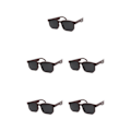 Miniatyrbilde 3 av 5: 1/3/5 Bluetooth Audio Smart Briller Vanntette Innebygd Mikrofon Coffee 15.3 x 5 x 3cm 5Set