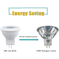 Miniatyrbilde 4 av 5: 3W MR11 GU4 LED-lampe Kald Hvit 6000K AC/DC 12V (4 stk)