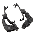 Miniatyrbillede 4 af 7: ARC Skinne Adapter Tilbehør Multi Vinkel Rotation Hjelm Skinne Adapter Hovedtelefon Mount Sort