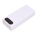 Pikkukuva 7 / 7: L16 16x18650 DIY Power Bank 2 USB -ulostuloa 22,5 W:n pikalataus Akkukotelon kotelo LCD-näytöllä ja Micro Type C -sisääntulolla, valkoinen