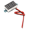 Miniatyrbilde 2 av 7: DC 4‑40V DIY Digitalt Voltmeter Stabil Høy Målenøyaktighet Standard Størrelse LED Digitalt Voltmeter Panel Rød